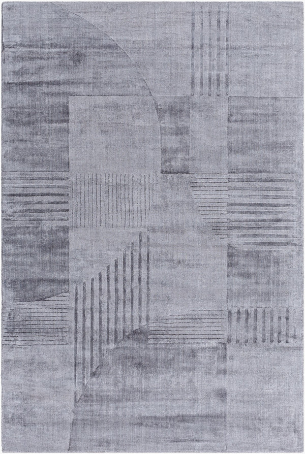 Surya Pier 10' X 14' Handmade Viscose Rug - Plush, Elegant, And Easy-to-clean For Any Home Décor Style Slate Gray Viscose Pie2303-576