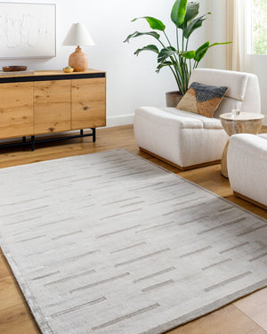 Surya Pier 10' X 14' Handmade Viscose Rug - Plush, Elegant, And Easy-to-clean For Any Home Décor Style Ivory Viscose Pie2305-576
