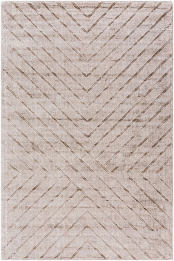 Surya Pier 10' X 14' Handmade Viscose Rug - Plush, Elegant, And Easy-to-clean For Any Home Décor Style Taupe Viscose Pie2307-576