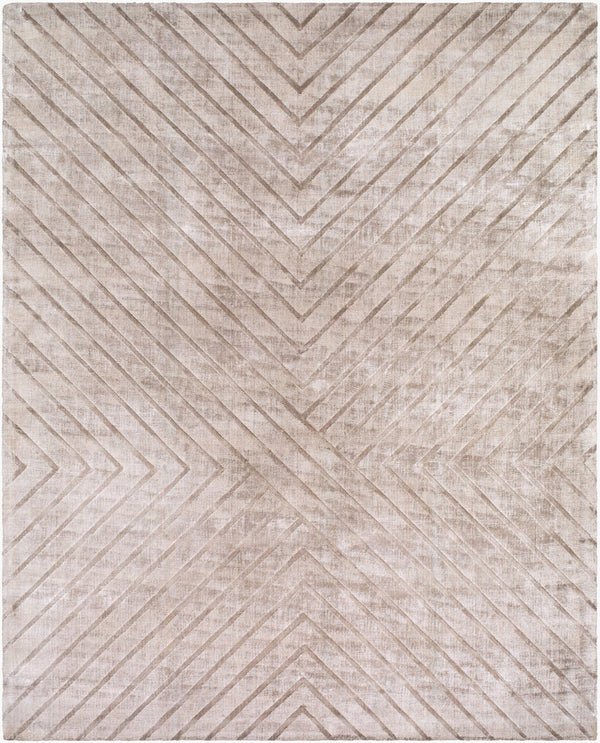 Surya Pier 10' X 14' Handmade Viscose Rug - Plush, Elegant, And Easy-to-clean For Any Home Décor Style Taupe Viscose Pie2307-810