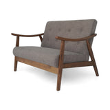 Christopher Knight Home® - Noble House - Hetel Mid-Century Modern Settee