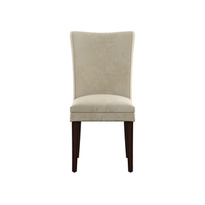 Homelegance By Top-Line Harmonn Upholstered Parsons Dining Chairs (Set of 2) Cherry Rubberwood