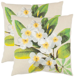 Safavieh Gloria Pillow - Set of 2 Eggshell PIL898A-1818-SET2