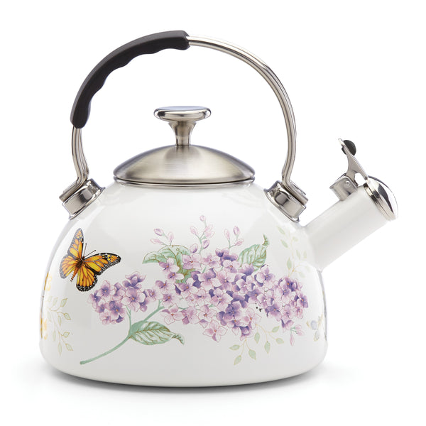 Lenox Butterfly Meadow Tea Kettle Multi, WHITE METAL 886454