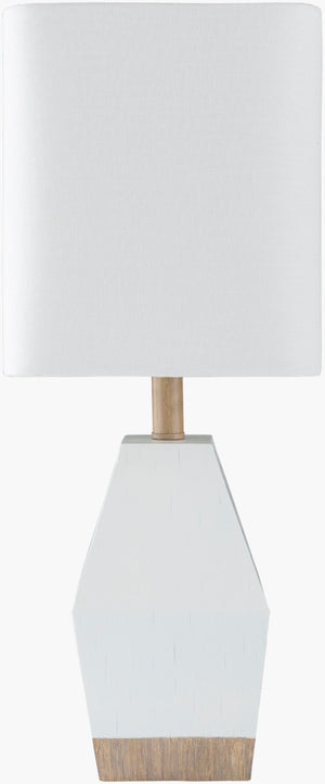 Livabliss Pimm Hand-painted Resin Table Lamp with Linen Shade for Bedroom or Living Room PIM-001