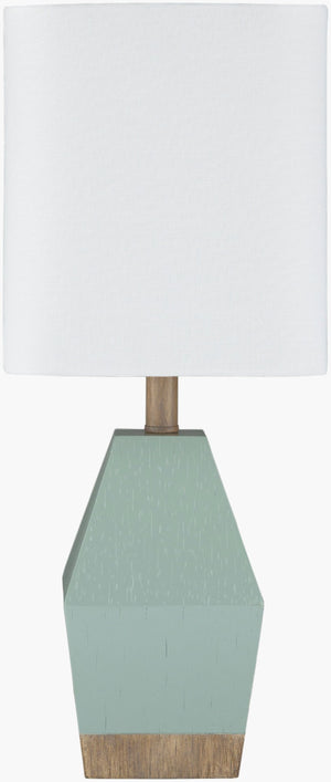 Livabliss Pimm Hand-painted Resin Table Lamp with Linen Shade for Nightstand or Console PIM-002