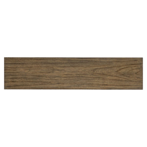 Bernhardt Bernhardt Tomas Solid Suar Wood Console Table with Sculptural Panels and Lower Shelf L25916