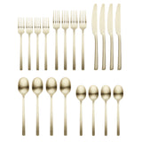 Lenox Cambridge Beacon Champagne Satin 20-Piece Flatware Set NO COLOR METAL 505620CWA12R