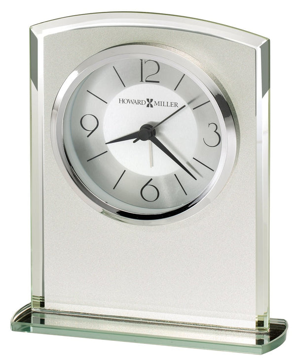 Hekman Furniture 645771 Glamour Table Clock - Elegant Frosted Glass Design With Quartz Movement For Home Decor Excellence  Glamour Tabletop Clock 645771