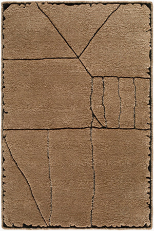Surya Prive Hand-woven Wool Rayon Blend Area Rug Low Pile Geometric Living Room Floor 10' x 14' Rectangle PIV2304-1014
