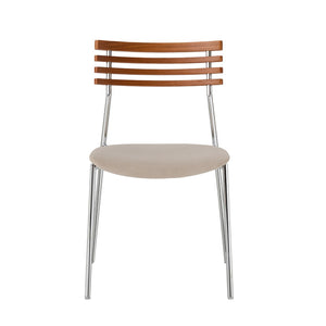 Pasargad Home Saga 2-piece Accent Chair Set – Modern Minimalism In Soft Beige Elegance For Any Space Silver Metal & Wood Pj-1030