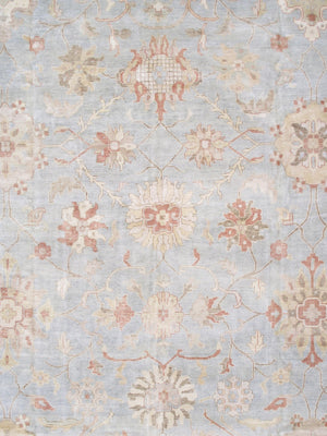 Pasargad Home Antique Melody Collection Hand-knotted Lamb's Wool Area Rug For Timeless Elegance   Pj-506 12x18