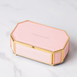 Lenox Kate Spade "I Treasure You" Pink Jewelry Box Pink, PINK GLASS,CRYSTAL 897381