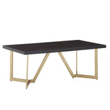 DuBose Black and Gold Metal Base Tables