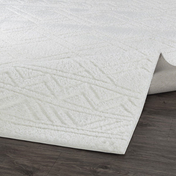Pasargad Home Turkish Shag Collection: Luxurious Ivory/Grey Area Rug For Ultimate Comfort & Style   Pjc-208 9x12