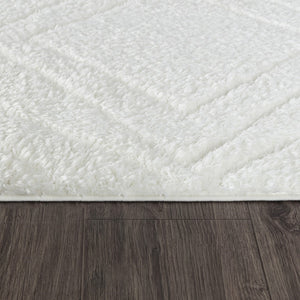 Pasargad Home Turkish Shag Collection: Luxurious Ivory/Grey Area Rug For Ultimate Comfort & Style   Pjc-220 12x15