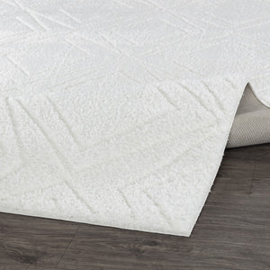 Pasargad Home Turkish Shag Collection: Luxurious Ivory/Grey Area Rug For Ultimate Comfort & Style   Pjc-220 12x15