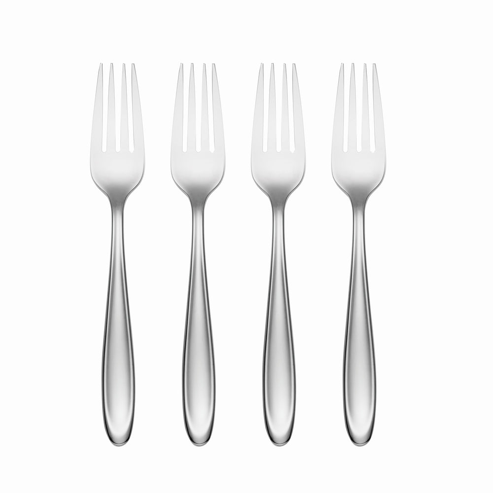 Lenox Cantera Salad Forks, Set of 4 Metallic, STAINLESS METAL 894847