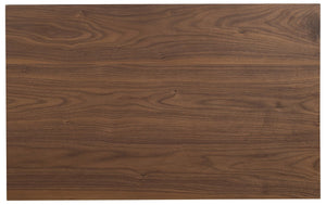 Hooker Furniture Elon Compact Walnut Bookcase With Adjustable Shelves, Finished Back & Craftsman-Transitional Flair 1650-10245-MWD