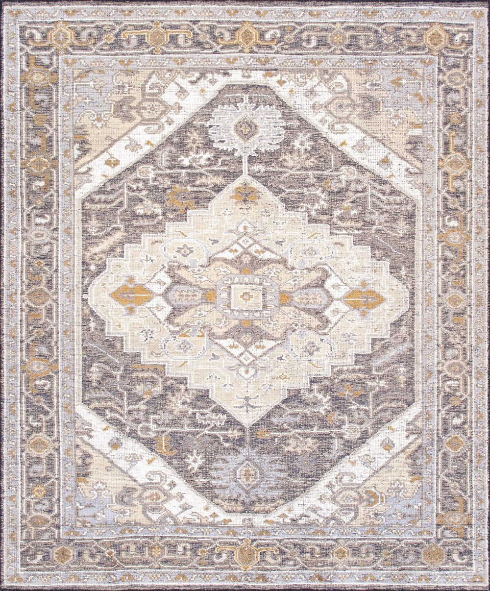 Pasargad Serapi Collection Hand-knotted Vsilk & Wool Blue Area Rug - Timeless Elegance, 8' 2'' X 10' 2''   Pjk-18 8x10
