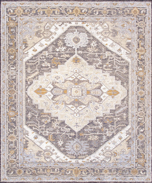 Pasargad Serapi Collection Hand-knotted Vsilk & Wool Blue Area Rug - Timeless Elegance, 8' 2'' X 10' 2''   Pjk-18 8x10