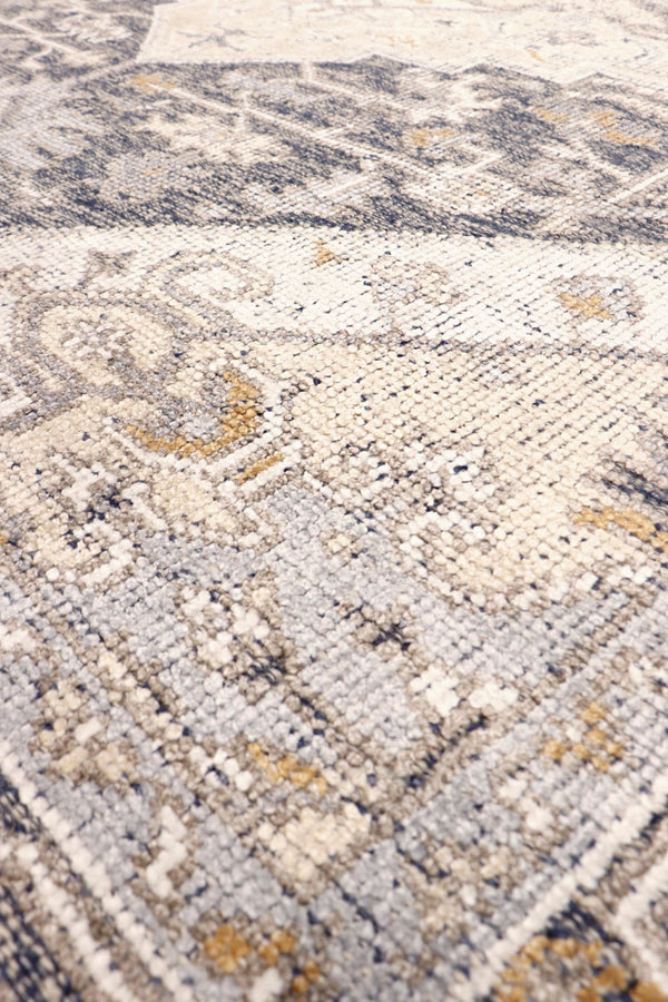 Pasargad Serapi Collection Hand-knotted Vsilk & Wool Blue Area Rug - Timeless Elegance, 8' 2'' X 10' 2''   Pjk-18 8x10