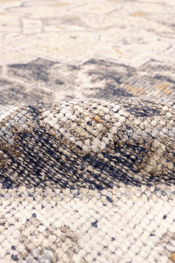 Pasargad Serapi Collection Hand-knotted Vsilk & Wool Blue Area Rug - Timeless Elegance, 8' 2'' X 10' 2''   Pjk-18 8x10