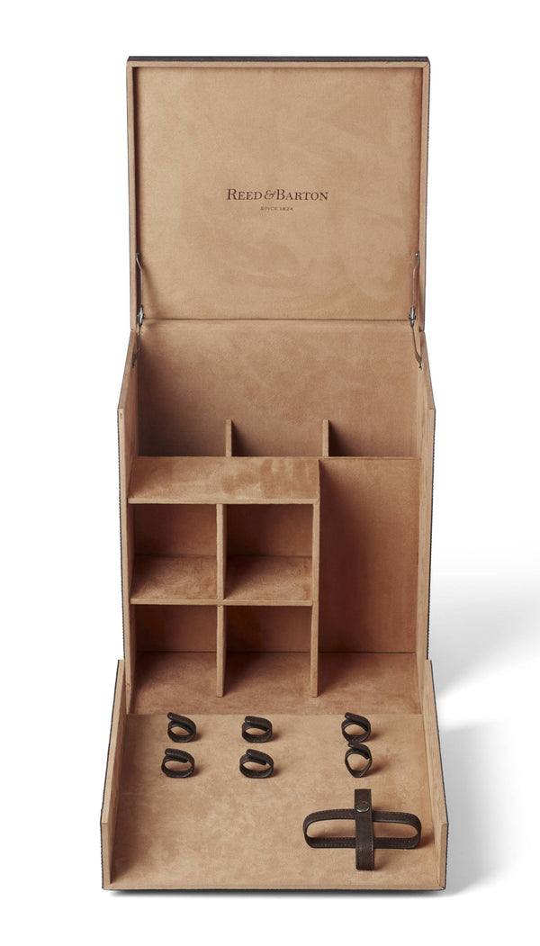 Lenox Reed and Barton 200th Anniversary Soho Travel Bar Box Gift Set Clear, NO COLOR FABRIC 897307