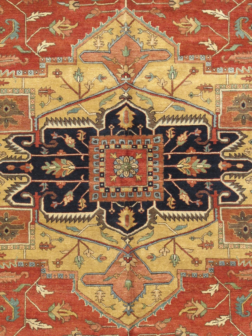 Pasargad Home Serapi Collection Hand-knotted Rustic Wool Area Rug For Timeless Interior Elegance   Pjr-4 12x15