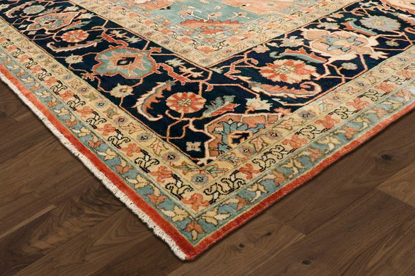 Pasargad 'S Serapi Collection Hand-knotted Premium Lambs-wool Area Rug For Bold Home Décor   Pjr-4 10x14