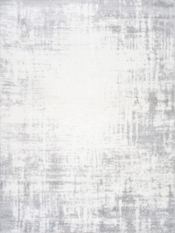 Pasargad Home Turkish Shag Collection: Luxurious Ivory/Grey Area Rug For Ultimate Comfort & Style   Pjs-676 5x7