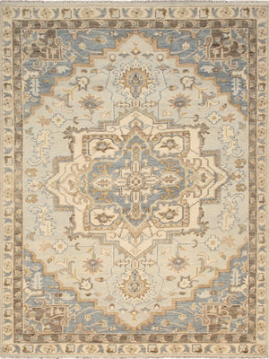 Pasargad Home Serapi Collection Hand-knotted Wool Area Rug In Elegant Rustic Earth Tones   Pjt-1 8x10