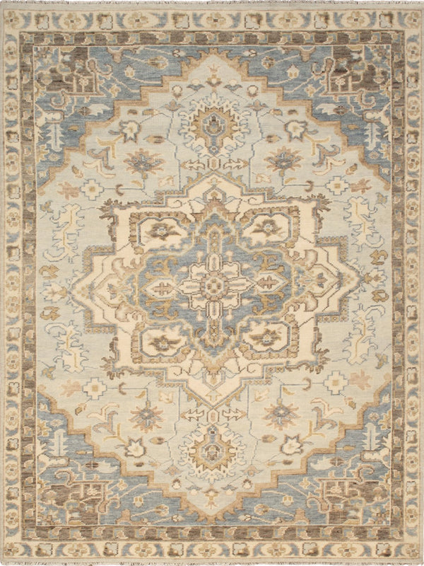 Pasargad Home Serapi Collection Hand-knotted Wool Area Rug In Elegant Rustic Earth Tones   Pjt-1 8x10