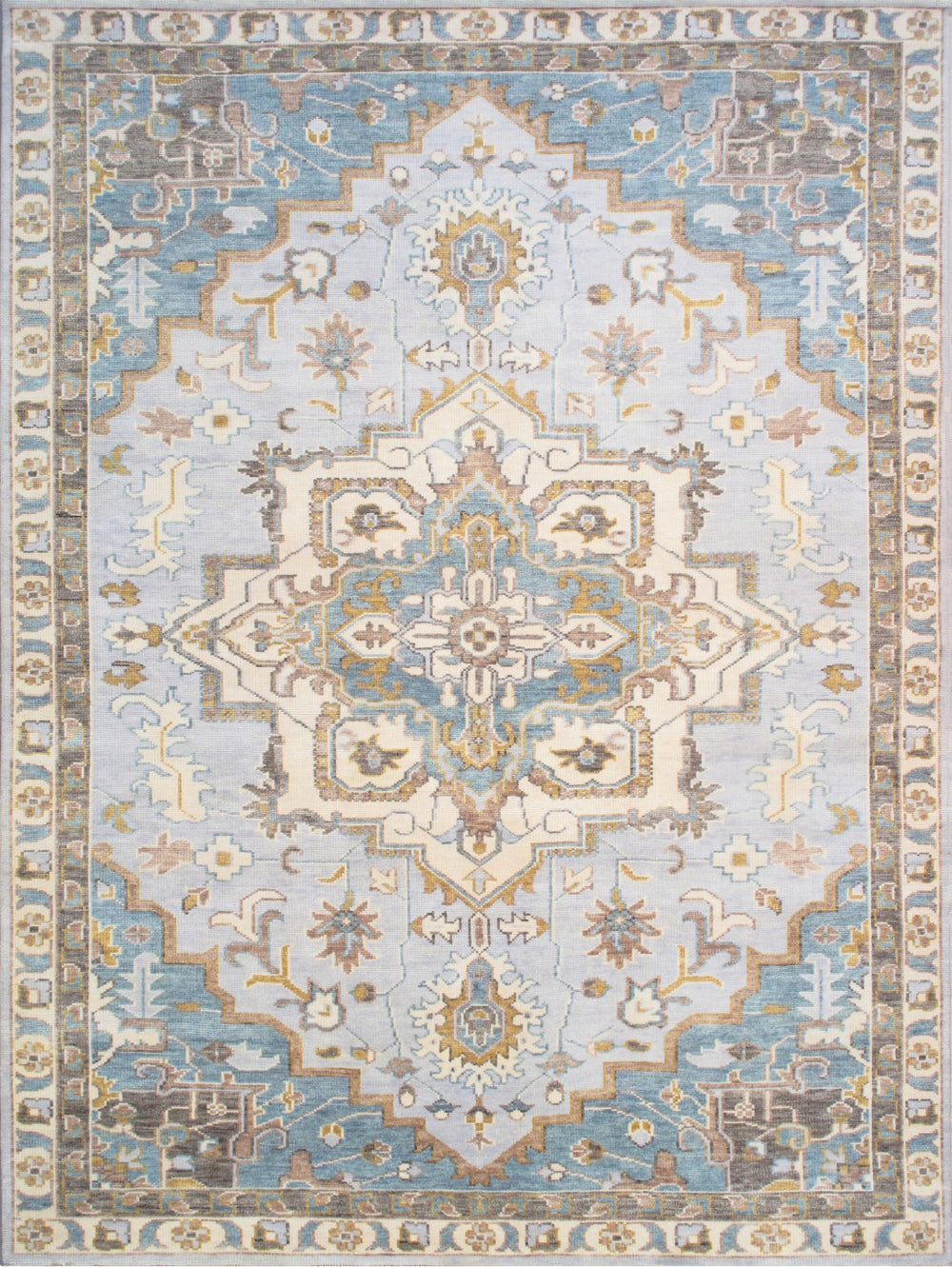 Pasargad Home Serapi Hand-Knotted Wool Area Rug – Luxurious Soft Texture with Timeless Design