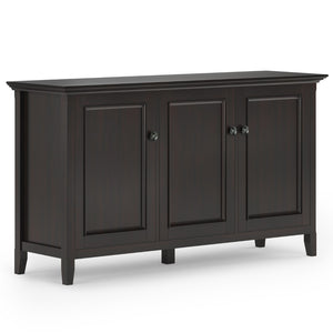 Amherst Wide 3 Door Storage Cabinet Hickory Brown B136P158350 Hearth and Haven