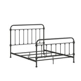 Homelegance By Top-Line Katana Antique Graceful Victorian Iron Metal Bed Dark Bronze Iron