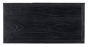 Hooker Furniture Linville Shou Sugi Ban Two-Drawer Nightstand With Usb Ports, Cord Management & Antique Pewter Pulls (38"W) 6150-90016-99