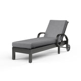 Monterey Chaise Lounge in Canvas Granite w/ Self Welt SW3001-9-5402 Sunset West