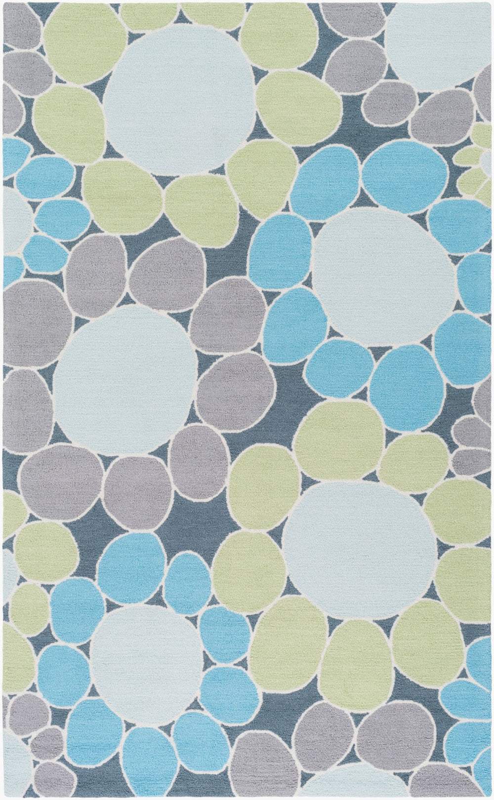 Surya Peek-a-boo 2' X 3' Handmade Rug - Durable, Modern Decor With Easy Care, Medium Pile & Warranty Light Green Acrylic Pkb7001-35