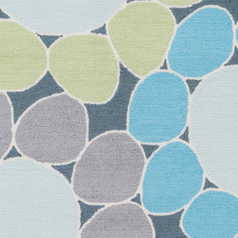 Surya Peek-a-boo 2' X 3' Handmade Rug - Durable, Modern Decor With Easy Care, Medium Pile & Warranty Light Green Acrylic Pkb7001-35