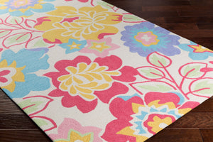 Surya Peek-a-boo 2' X 3' Handmade Rug - Durable, Modern Decor With Easy Care, Medium Pile & Warranty Mustard Acrylic Pkb7006-576