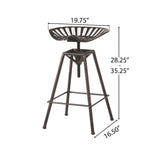 Christopher Knight Home® - Noble House - Chapman Saddle Copper Barstool