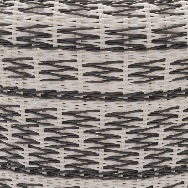 Surya Parkdale Garden Stool - 18"H X 18"W X 18"D | Stylish, Weather-resistant Decor For Outdoor Spaces Gray Iron,Polyethylene,Iron,Polyethylene Pkd003-181817