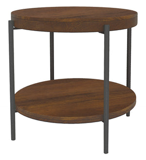 Hekman Furniture Bedford Park Tobacco Occassion Round Side Table 26004 Tobacco