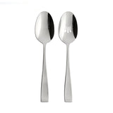 Oneida Moda Premium Stainless Steel Serving Spoons, Set of 2 - Mirror Finish, Dishwasher Safe