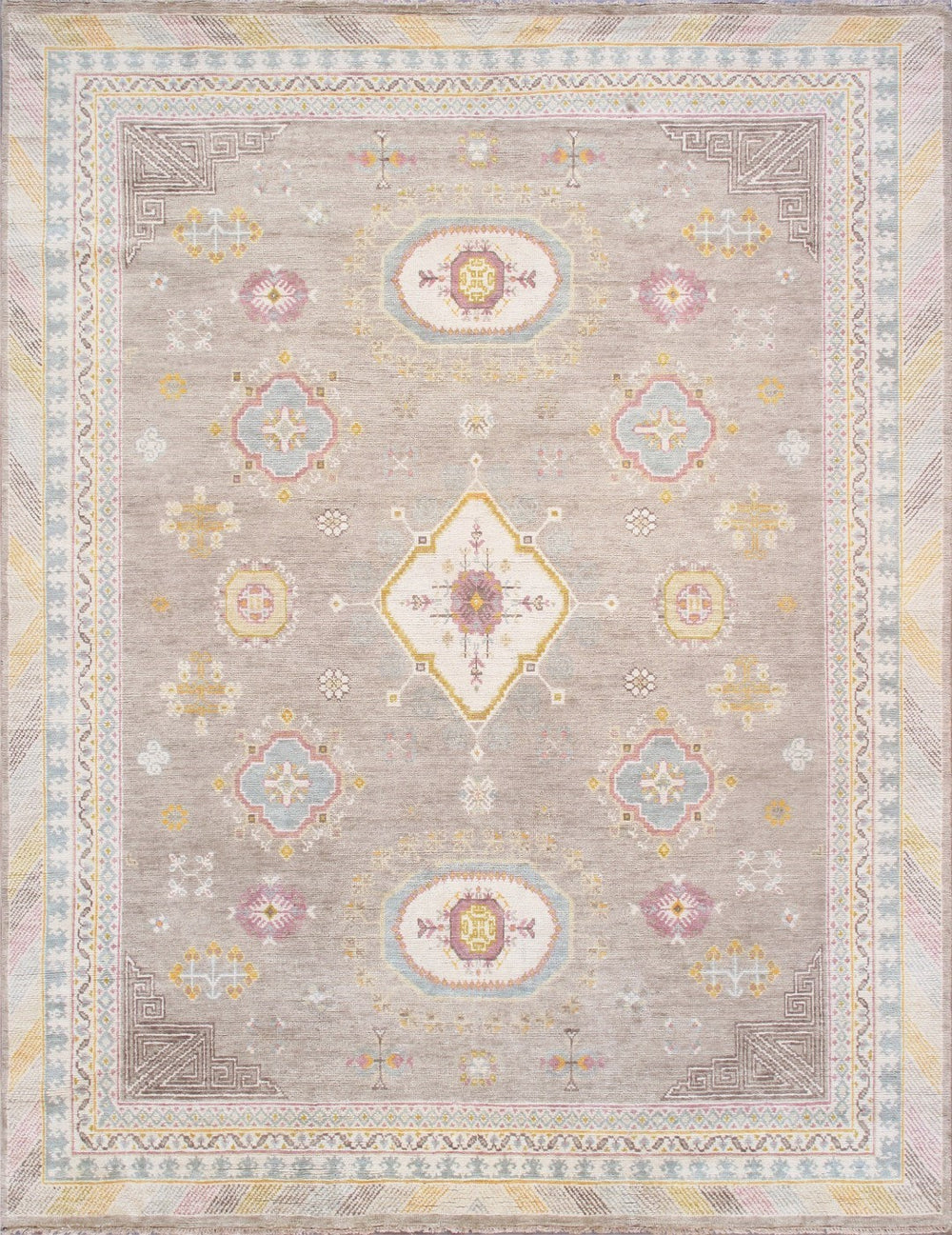 Pasargad Khotan Hand-knotted Wool Area Rug - Luxurious 12' X 18' Size For Elegant Home Decor   Pkh-530 12x18