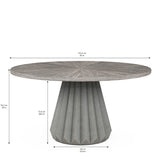 A.R.T. Furniture Vault Round Dining Table 285225-2354 Gray 285225-2354