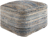 Patrik PKPF-001 14"H x 18"W x 18"D Pouf PKPF001-141818 Livabliss Surya