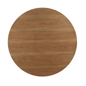 English Elm Steve Silver - Oslo Round Counter Table in Dark Brown Wood with Hairpin Legs, Knife Edge Top, Seats Four Comfortably B081P157023