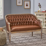 Christopher Knight Home® - Noble House - Faye Traditional Tufted Upholstered Loveseat